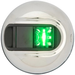 attwood LED 2NM Stainless Starboard - Vertical Surface Mount Navigation Sidelight - NV3012SSG-7